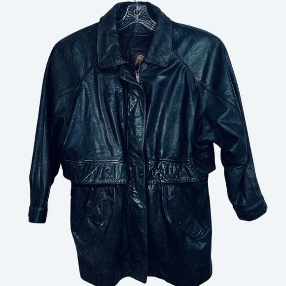 Wilsons Leather Other - Vintage 1985 Wilsons Leather | Dark Green Parka Jacket | Men’s L (23” Chest) VTG